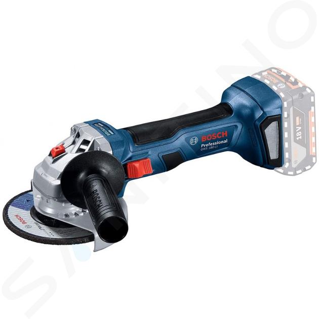 Bosch Herramientas - Amoladora angular AKU 18V 125 mm, sin batería ni cargador 06019H9022