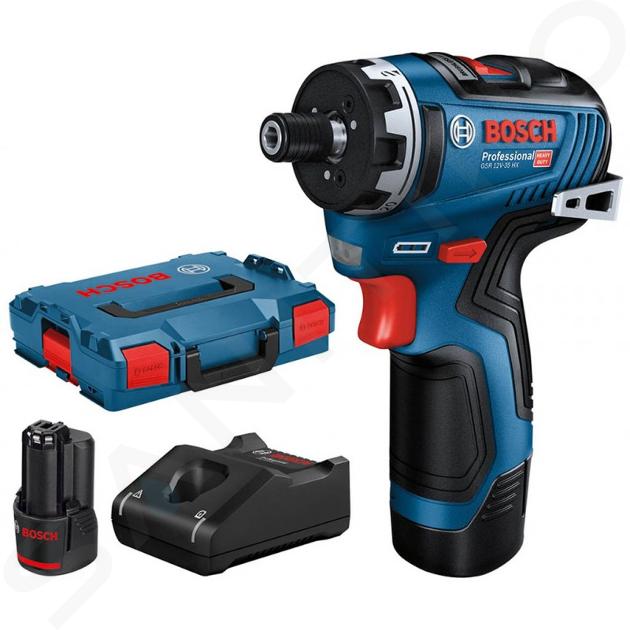 Bosch Náradie - 12V AKU skrutkovač, 2x aku 3,0 Ah Li-Ion, nabíjačka 06019J9100