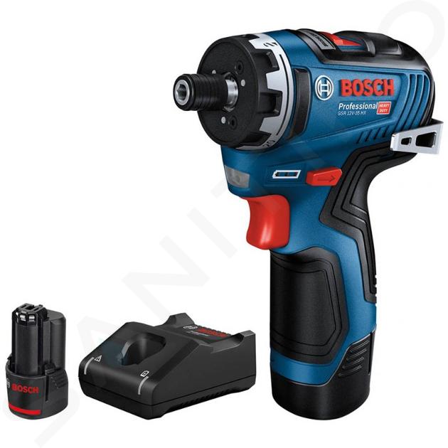 Bosch Unelte - Șurubelniță pe acumulator de 12V, 2 baterii x 3,0 Ah, încărcător 06019J9101