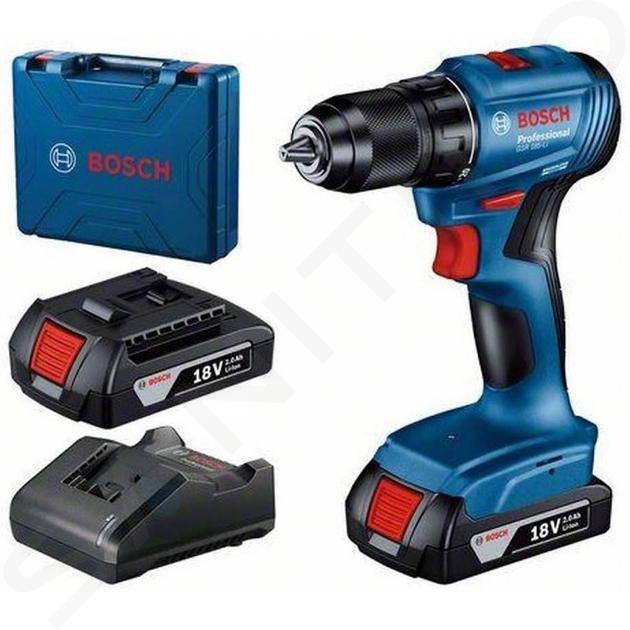 Bosch Unelte - Șurubelniță pe acumulator de 18V, 2 acumulatori x 2,0 Ah, încărcător 06019K3000