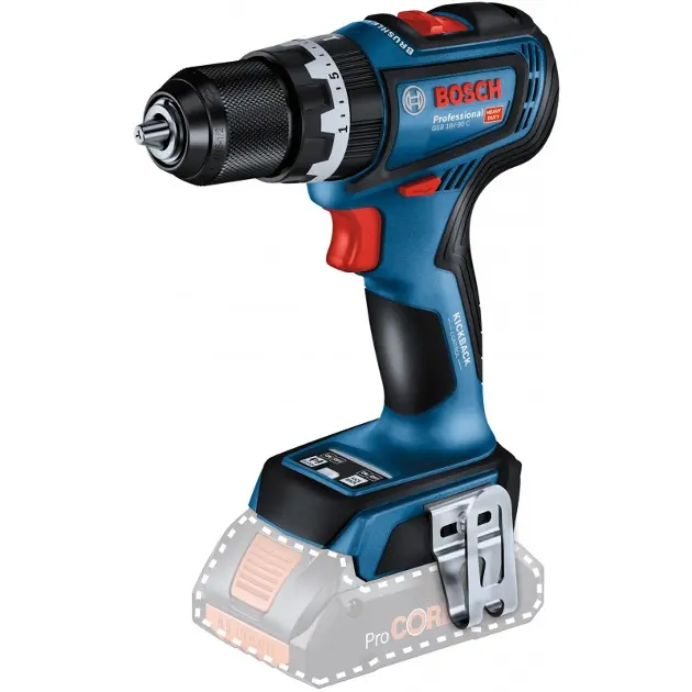 Bosch Náradie - 18V AKU vŕtačka s príklepom, bez batérie a nabíjačky 06019K6100