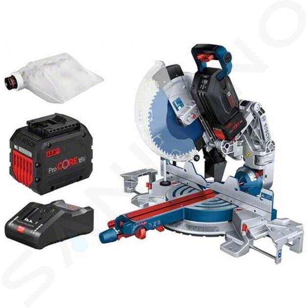 Bosch Nářadí - 18V AKU pokosová pila 305 mm, 2x aku 12,0 Ah ProCORE, nabíječka 0601B43001