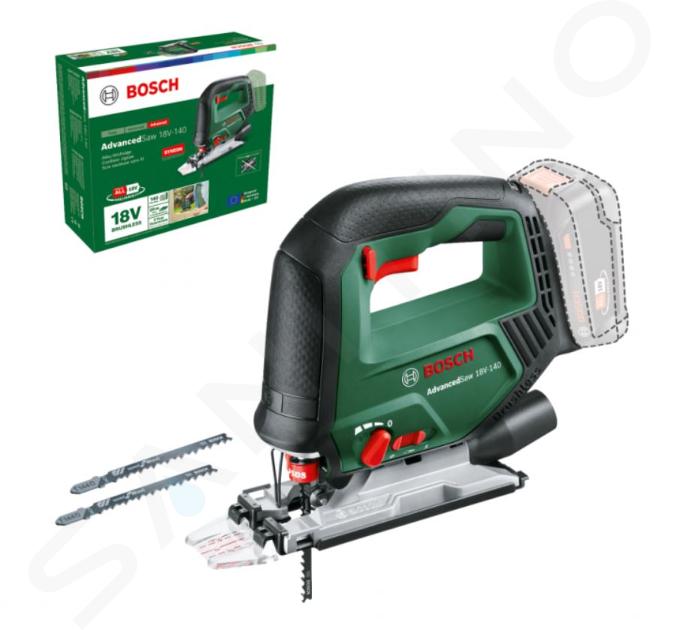 Bosch Utensili - Seghetto alternativo a batteria 18V, senza batteria e caricabatterie 0603013000