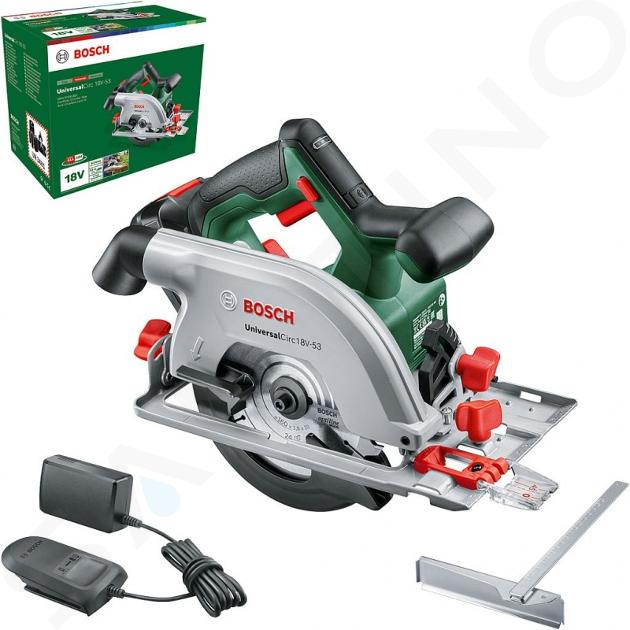 Bosch Herramientas - 18V AKU sierra circular 160 mm, 1x batería 2,5 Ah Li-Ion, cargador 06033B1402