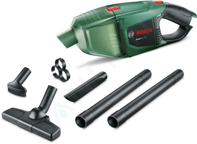 Bosch Accessoires - 12V ACCU handstofzuiger, inhoud 380 ml, zonder accu en lader 06033D0000