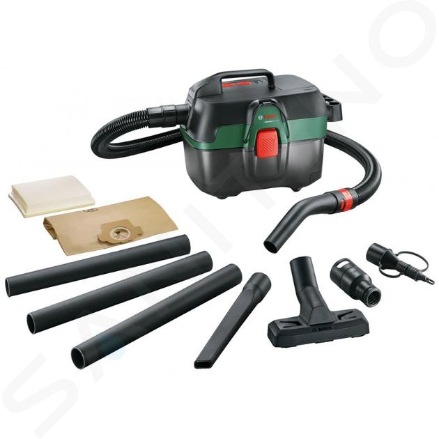 Bosch Accesorios - Průmyslový vysavač AKU 18V, objem 8 l, bez baterie a nabíječky 06033E1000