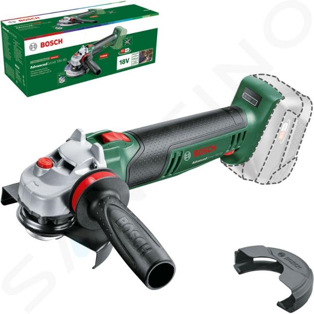 Bosch Gereedschap - 18V ACCU-haakse slijper 125 mm, zonder accu en lader 06033E5100