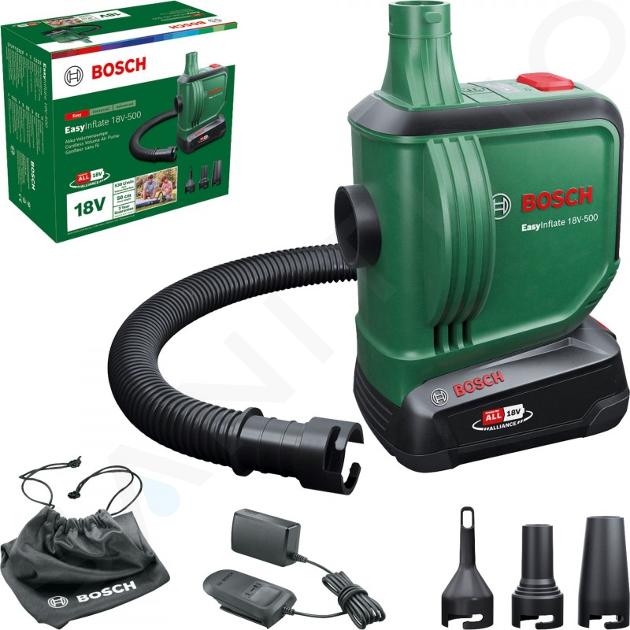 Bosch - 18V AKU pumpa, 1x aku 2,0 Ah, nabíječka 0603947201