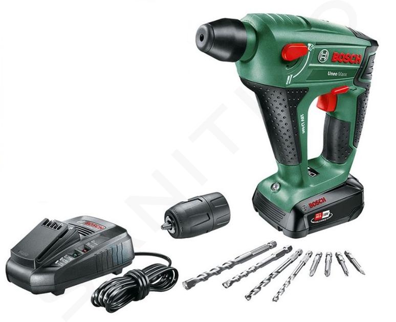 Bosch Nářadí - 18V AKU vrtací kladivo, 1x aku 2,5 Ah, nabíječka 060395230F