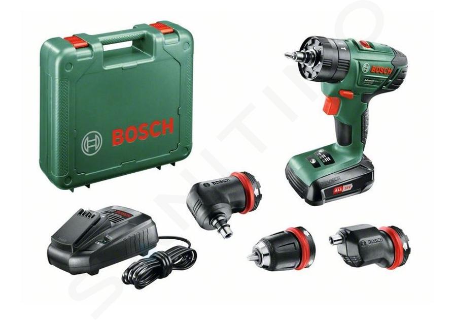 Bosch Outillage - Perceuse-visseuse à percussion sans fil 18V, 1 batterie 1,5 Ah, chargeur 06039A3400