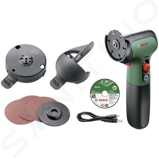 Bosch Nářadí - 7,2V AKU úhlová bruska mini 50 mm, USB kabel 06039D2000