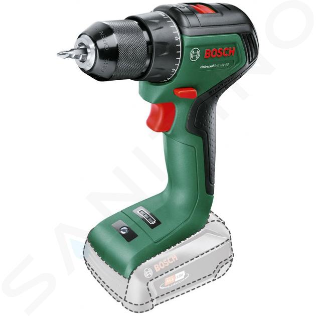 Bosch Herramientas - Taladro atornillador 18V, sin batería ni cargador 06039D7000