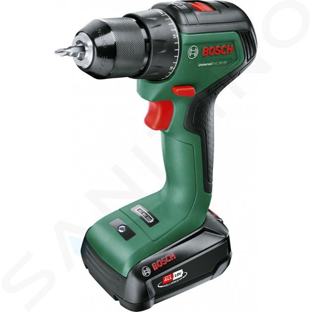 Bosch Werkzeug - 18V Akku-Bohrschrauber, 1x 2,0 Ah Li-Ion Akku, Ladegerät 06039D7001