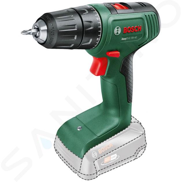 Bosch Herramientas - Taladro atornillador 18V, sin batería ni cargador 06039D8000