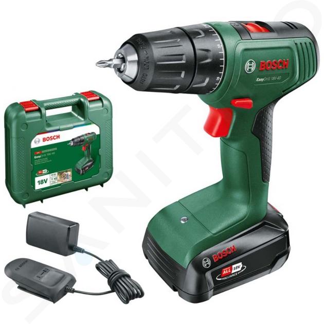 Bosch Werkzeug - 18V Akku-Bohrschrauber, 1x 2,0 Ah Li-Ion Akku, Ladegerät 06039D8004