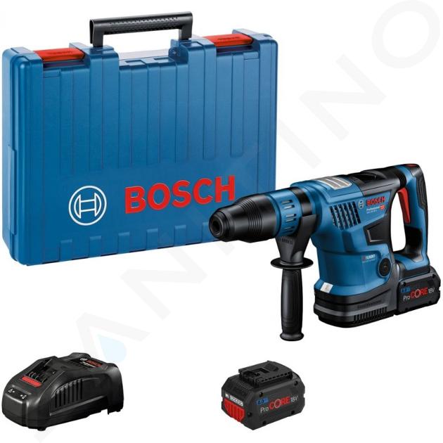 Bosch Nářadí - 18V AKU vrtací kladivo SDS Max, 2x aku 8,0 Ah ProCORE, nabíječka 0611915002