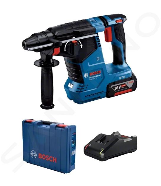 Bosch Outillage - Marteau perforateur sans fil 18V, 1 batterie 5,0 Ah, chargeur 0611923022