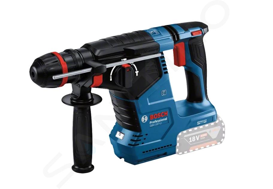 Bosch Utensili - Martello perforatore a batteria 18V, senza batteria e caricabatterie 0611923120