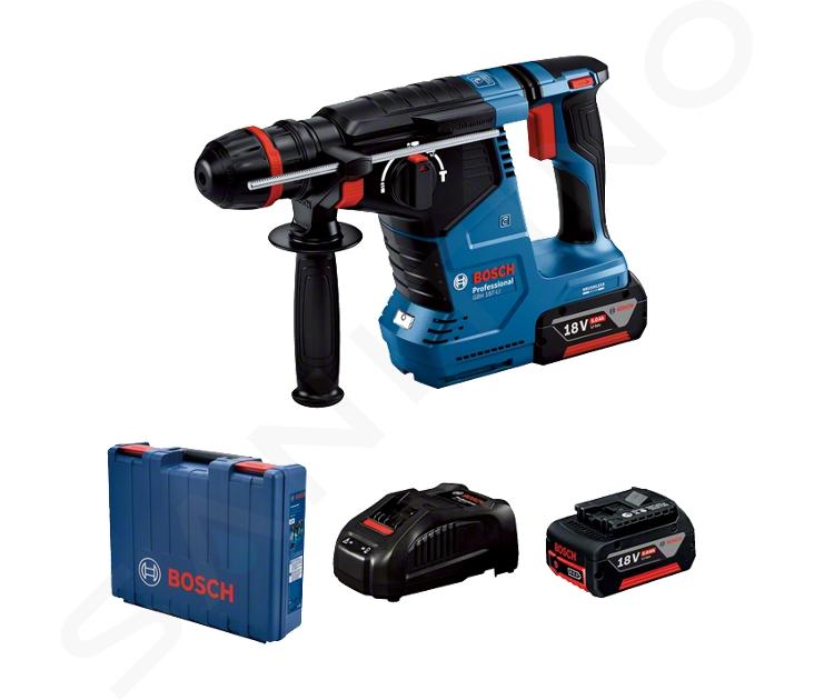 Bosch Werkzeug - Akku-Bohrhammer 18V, 2 x 5,0 Ah Akkus, Ladegerät 0611923121