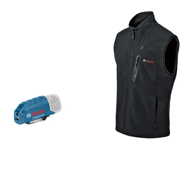 Levně Bosch - 12V AKU vesta s vyhříváním, velikost XL, bez baterie a nabíječky 06188000ED