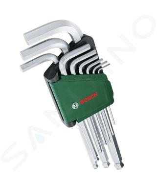 Bosch Narzędzia - 9-częściowy zestaw kluczy sześciokątnych 1600A02BX9