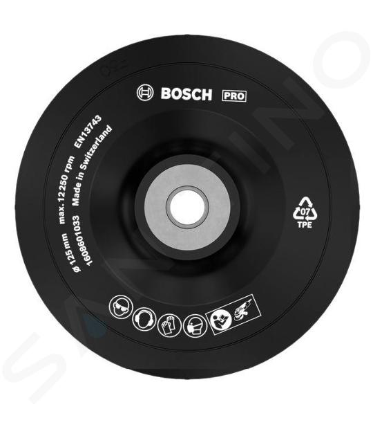 Bosch Příslušenství - Opěrný kotouč na brusné papíry, průměr 125 mm 1608601033