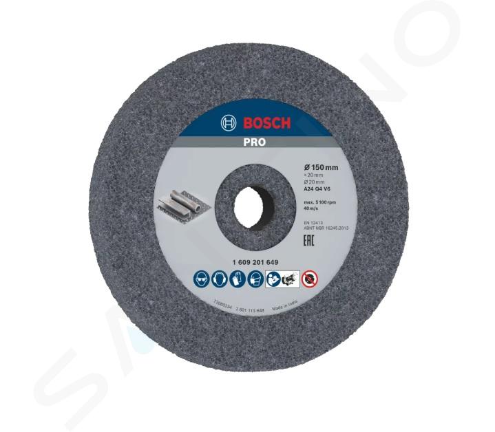 Bosch Příslušenství - Brusný kotouč na kov P24, 150x20x20 mm 1609201649