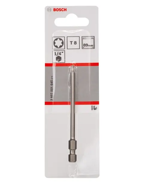 Levně Bosch Příslušenství - Bit T8, délka 89 mm 2607001646