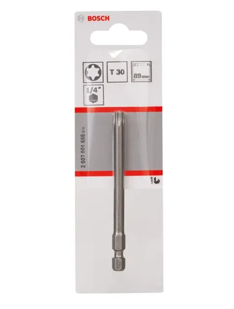 Bosch Zubehör - Bit T30, Länge 89 mm 2607001658