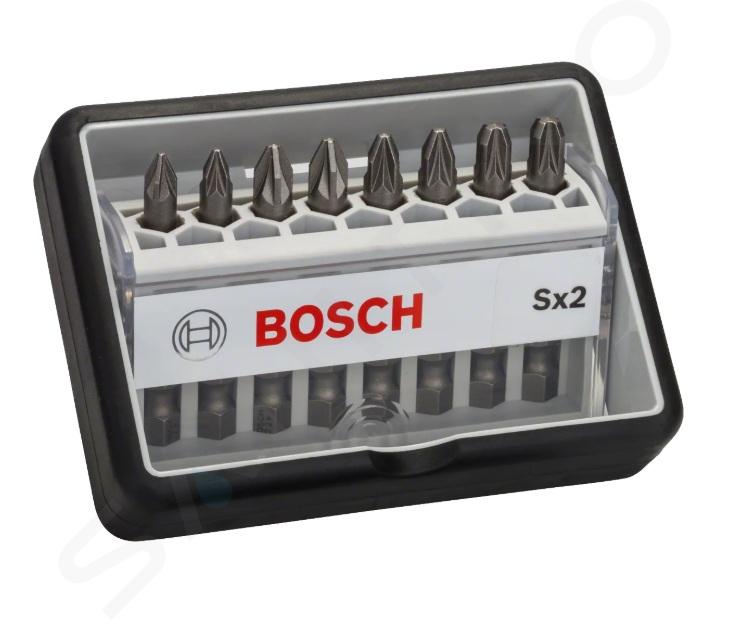 Bosch Príslušenstvo - 8-dielna súprava bitov PZ, dĺžka 49 mm 2607002557