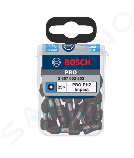 Bosch Accessoires - PH2 bitset, 25 stuks 2607002803