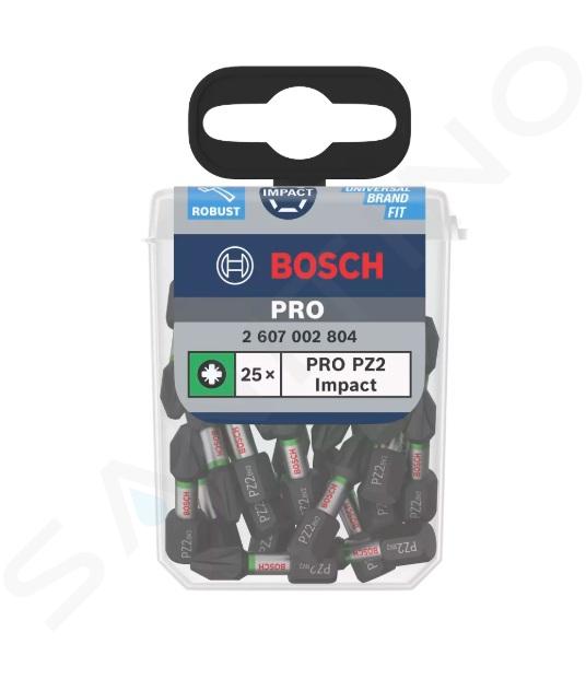 Bosch Accessoires - PZ2 bitset, 25-delig 2607002804