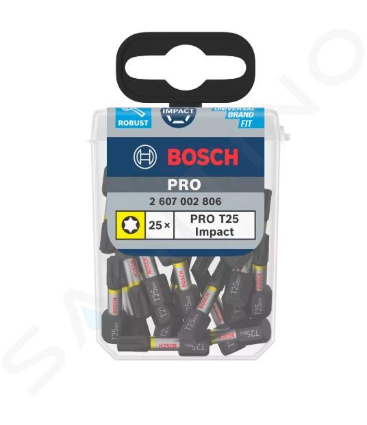 Bosch Accessoires - T25 bit set, 25 stuks 2607002806
