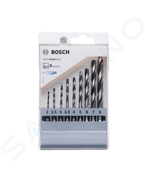 Bosch Accesorios - Juego de brocas para metal de 9 piezas 2607002826