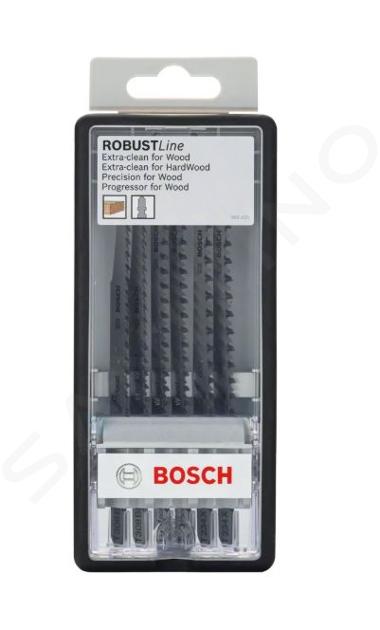 Bosch Accessoires - Set 6 lames de scie sauteuse pour le bois 2607010572