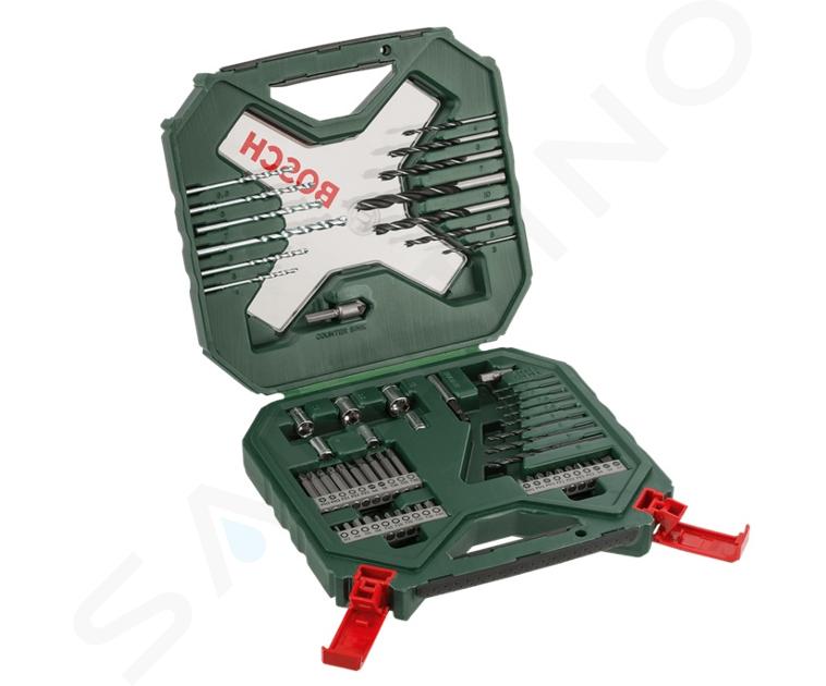Bosch Zubehör - 60-teiliges Bit-, Bohrer- und Steckschlüssel-Set 2607010611