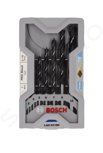 Bosch Příslušenství - 7dílná sada vrtáků do dřeva 2607017034