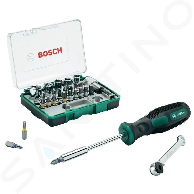 Bosch Zubehör - 27-teiliges Bit- und Steckschlüssel-Set 2607017331