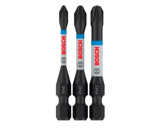 Bosch Príslušenstvo - 3-dielna súprava predĺžených bitov PH, dĺžka 55 mm 2608522491