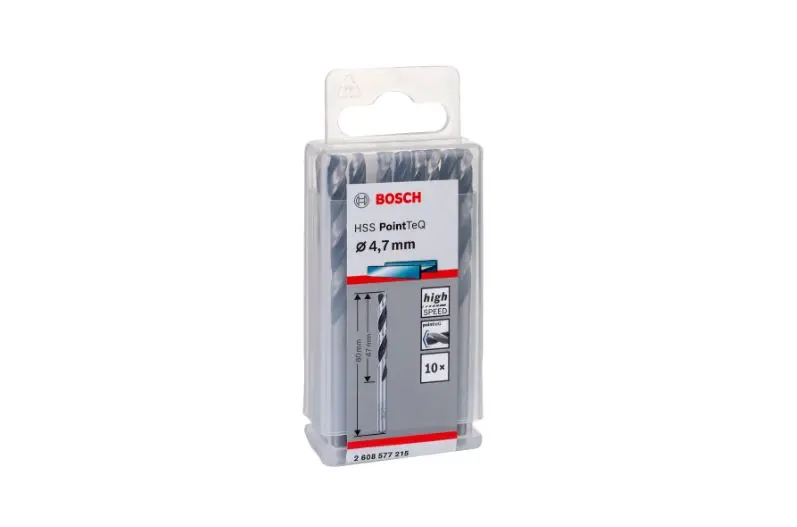 Bosch Příslušenství - Sada vrtáků do kovu, 4,7x80 mm, 10 ks 2608577215 ...
