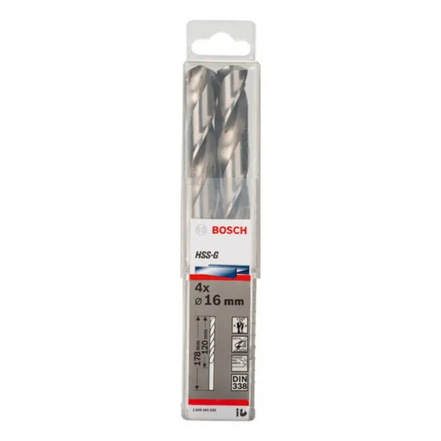 Levně Bosch Příslušenství - Sada vrtáků do kovu, 16x178 mm, 4 ks 2608585595
