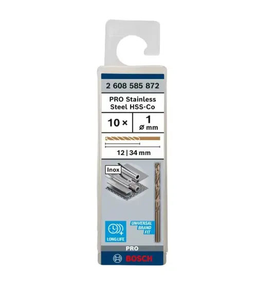 Levně Bosch Příslušenství - Sada vrtáků do kovu, 1x34 mm, 10 ks 2608585872