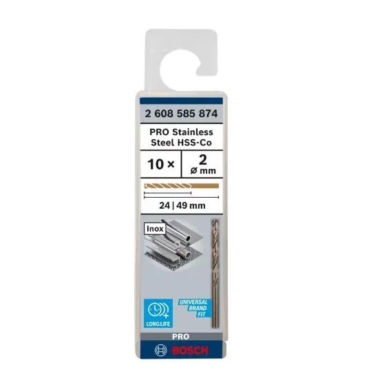 Levně Bosch Příslušenství - Sada vrtáků do kovu, 2x49 mm, 10 ks 2608585874