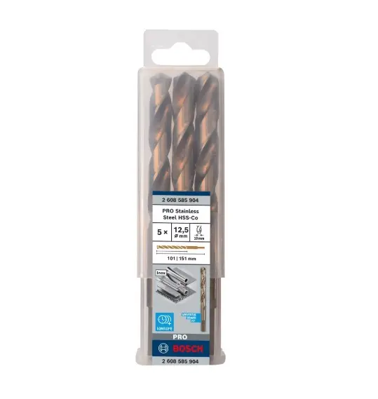 Levně Bosch Příslušenství - Sada vrtáků do kovu, 12,5x151 mm, 5 ks 2608585904