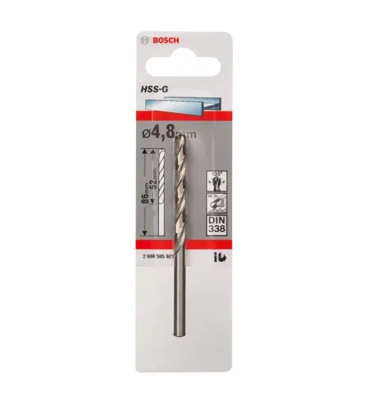 Bosch Accessoires - Foret à métaux, 4,8x86 mm 2608585921