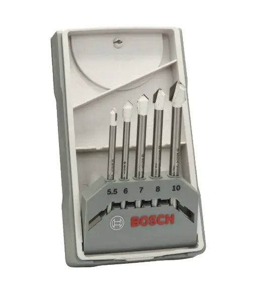 Levně Bosch Příslušenství - 5dílná sada vrtáků do dlaždic a obkladů 2608587170