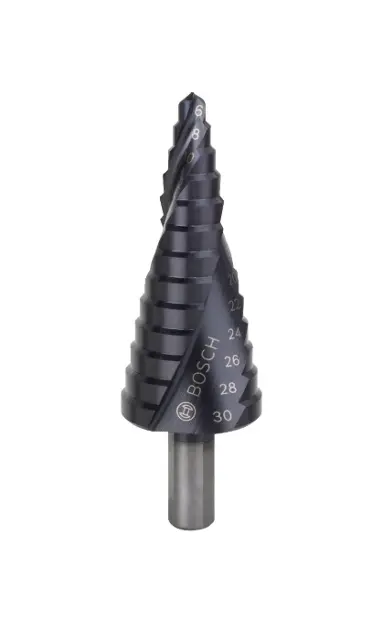 Levně Bosch Příslušenství - Vrták stupňovitý, s povlakem AlTiN, průměr 6-30 mm 2608588067