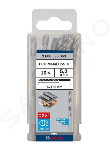 Bosch Zubehör - Metallbohrer-Set, 5,2x86 mm, 10-tlg. 2608595063
