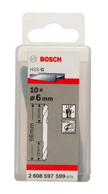 Levně Bosch Příslušenství - Sada vrtáků do kovu, oboustranné, 6x66 mm, 10 ks 2608597599