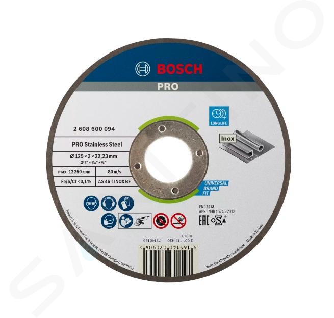 Bosch Příslušenství - Řezný kotouč na nerezovou ocel 125x22,23 mm 2608600094